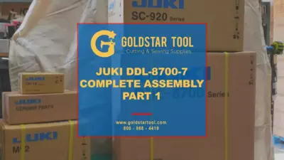 Tutorial - Juki JUKI DDL-8700-7 Complete Assembly - Part 1